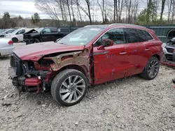 Salvage cars for sale from Copart Candia, NH: 2019 Lincoln Nautilus Reserve