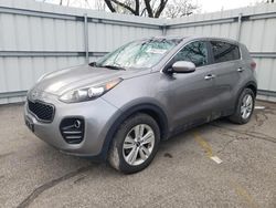 Salvage cars for sale at West Mifflin, PA auction: 2018 KIA Sportage LX