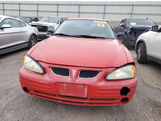 2001 Pontiac Grand AM SE1