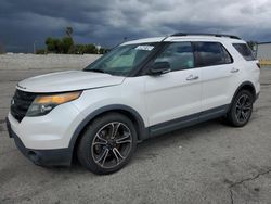 Ford Explorer salvage cars for sale: 2013 Ford Explorer Sport