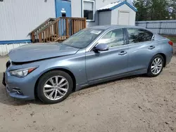 Salvage cars for sale at Lyman, ME auction: 2015 Infiniti Q50 Base