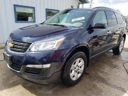 Salvage cars for sale at Pekin, IL auction: 2017 Chevrolet Traverse LS