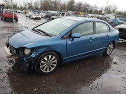 Salvage cars for sale at Chalfont, PA auction: 2009 Honda Civic EX