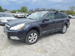 Salvage cars for sale at Des Moines, IA auction: 2012 Subaru Outback 2.5I Limited