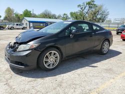 Salvage cars for sale from Copart Wichita, KS: 2013 Honda Civic LX