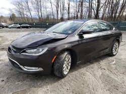 Salvage cars for sale from Copart Candia, NH: 2015 Chrysler 200 C