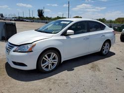 Salvage cars for sale from Copart Miami, FL: 2014 Nissan Sentra S