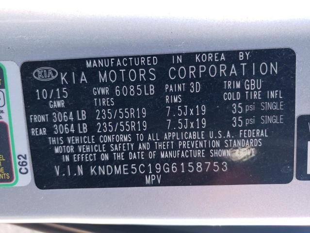 2016 KIA Sedona SXL