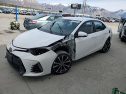 Salvage cars for sale from Copart Farr West, UT: 2017 Toyota Corolla L