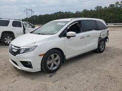 Salvage cars for sale at Greenwell Springs, LA auction: 2020 Honda Odyssey EXL