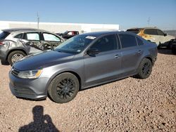 Salvage cars for sale from Copart Phoenix, AZ: 2015 Volkswagen Jetta Base