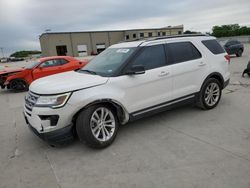 Vehiculos salvage en venta de Copart Wilmer, TX: 2018 Ford Explorer XLT