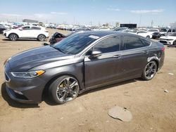 Salvage cars for sale at Brighton, CO auction: 2018 Ford Fusion Sport