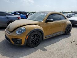 Salvage cars for sale at San Antonio, TX auction: 2017 Volkswagen Beetle Dune