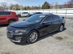 Salvage cars for sale from Copart Grantville, PA: 2017 Chevrolet Malibu LT