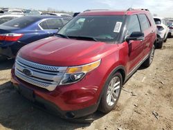 Ford Explorer xlt salvage cars for sale: 2013 Ford Explorer XLT