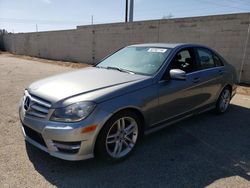 Salvage cars for sale from Copart Rancho Cucamonga, CA: 2014 Mercedes-Benz C 250