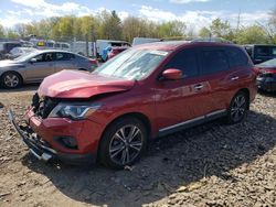 Salvage cars for sale from Copart Chalfont, PA: 2018 Nissan Pathfinder S