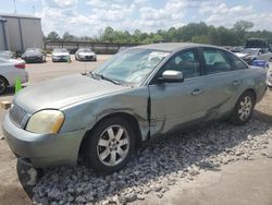 Salvage cars for sale at Florence, MS auction: 2005 Mercury Montego Luxury