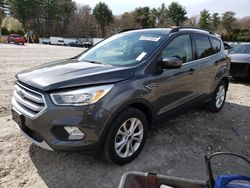 Salvage cars for sale from Copart Mendon, MA: 2018 Ford Escape SE