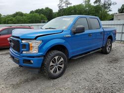 Salvage cars for sale at Augusta, GA auction: 2019 Ford F150 Supercrew