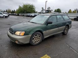 Subaru salvage cars for sale: 2000 Subaru Legacy Outback