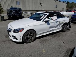 Salvage cars for sale at Exeter, RI auction: 2021 Mercedes-Benz C 300 4matic