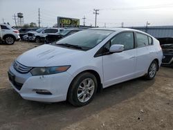 Salvage cars for sale at Chicago Heights, IL auction: 2010 Honda Insight EX