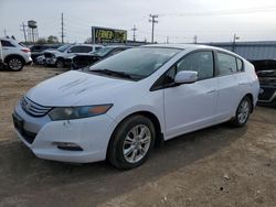 Honda Insight EX salvage cars for sale: 2010 Honda Insight EX