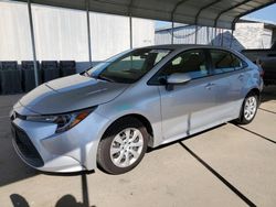 Salvage cars for sale from Copart Fresno, CA: 2021 Toyota Corolla LE