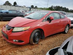 Salvage cars for sale from Copart Austell, GA: 2012 Honda Civic LX