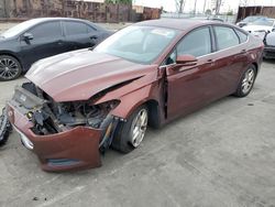 Salvage cars for sale from Copart Wilmington, CA: 2016 Ford Fusion SE