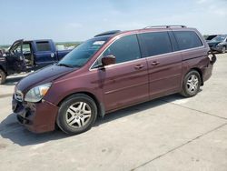 Honda salvage cars for sale: 2007 Honda Odyssey EXL