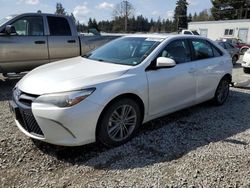 Salvage cars for sale from Copart Graham, WA: 2016 Toyota Camry LE