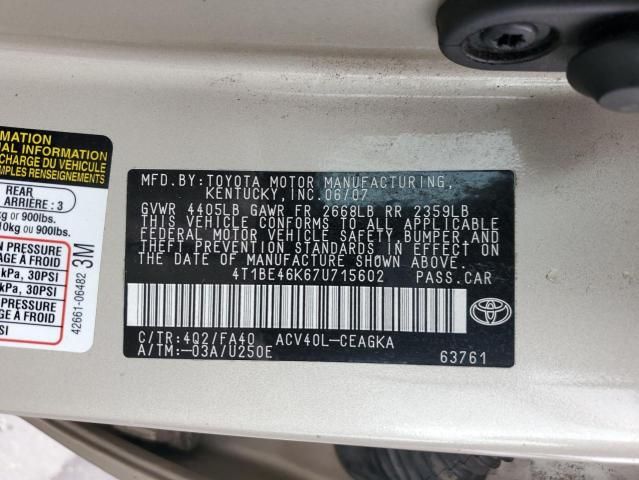 2007 Toyota Camry CE