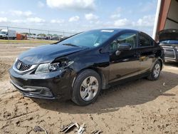 Salvage cars for sale at Houston, TX auction: 2014 Honda Civic LX