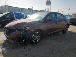 Salvage cars for sale from Copart Chicago Heights, IL: 2023 Nissan Sentra SV