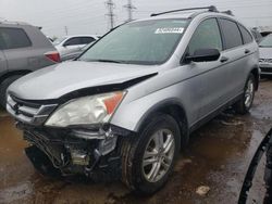 Salvage cars for sale at Elgin, IL auction: 2010 Honda CR-V EX