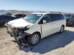 Salvage cars for sale from Copart North Las Vegas, NV: 2015 Toyota Sienna XLE