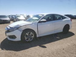 Salvage cars for sale from Copart Adelanto, CA: 2017 Honda Civic LX