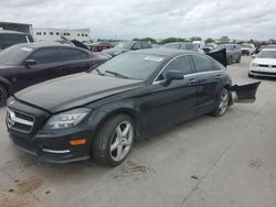 Salvage cars for sale from Copart Grand Prairie, TX: 2013 Mercedes-Benz CLS 550 4matic