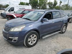 Salvage cars for sale at Riverview, FL auction: 2014 Chevrolet Traverse LT