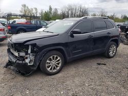 Salvage cars for sale from Copart Portland, OR: 2019 Jeep Cherokee Latitude