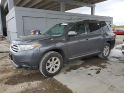 Salvage cars for sale from Copart West Palm Beach, FL: 2013 Toyota Highlander Base