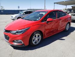 Salvage cars for sale at Anthony, TX auction: 2017 Chevrolet Cruze LT