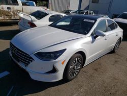 Salvage cars for sale at Vallejo, CA auction: 2022 Hyundai Sonata Hybrid