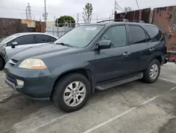 Salvage cars for sale at Wilmington, CA auction: 2003 Acura MDX Touring