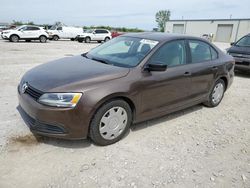 Salvage cars for sale from Copart Kansas City, KS: 2011 Volkswagen Jetta Base