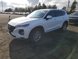 Vehiculos salvage en venta de Copart Denver, CO: 2019 Hyundai Santa FE SE
