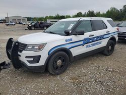 Salvage cars for sale from Copart Memphis, TN: 2018 Ford Explorer Police Interceptor